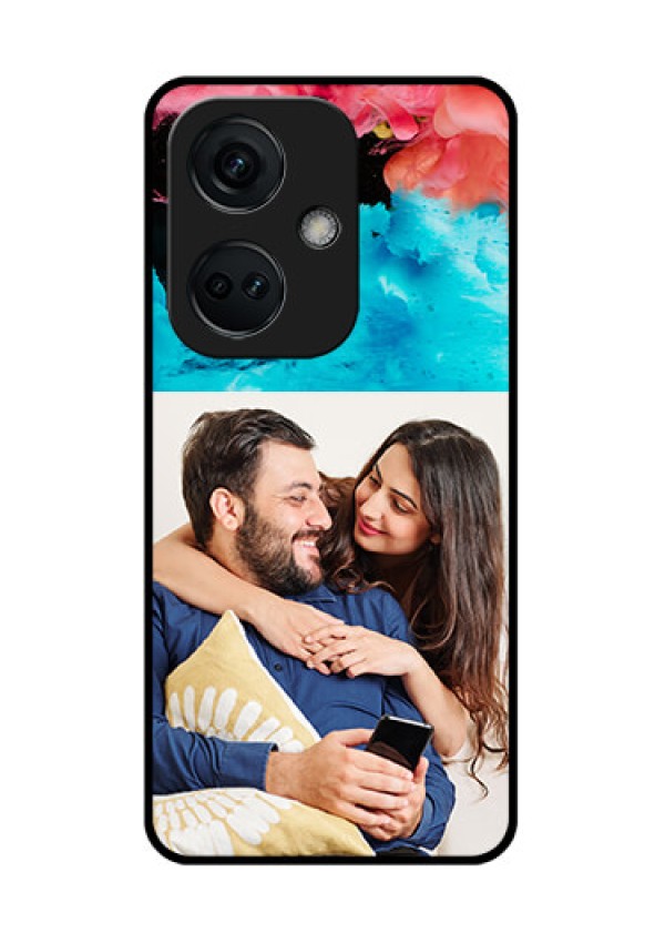 OnePlus Nord CE 3 5G Custom Glass Mobile Case - Quote with Acrylic Painting Design