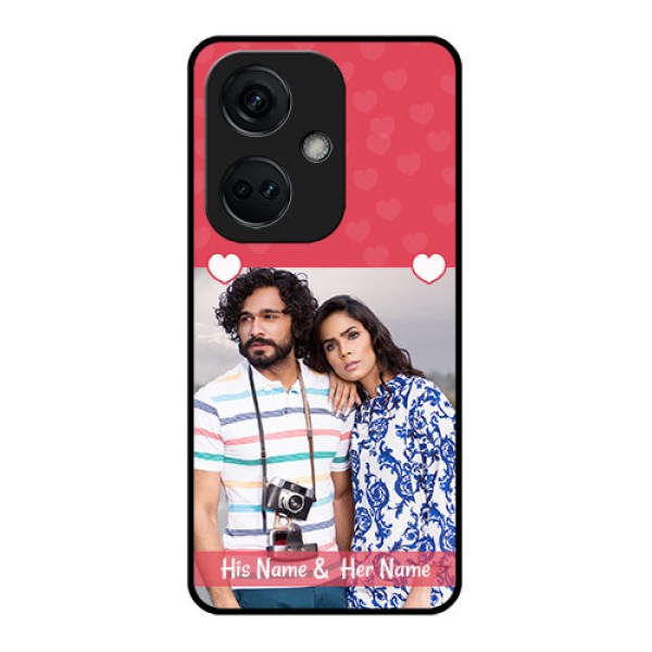 OnePlus Nord CE 3 5G Photo Printing on Glass Case - Simple Love Design
