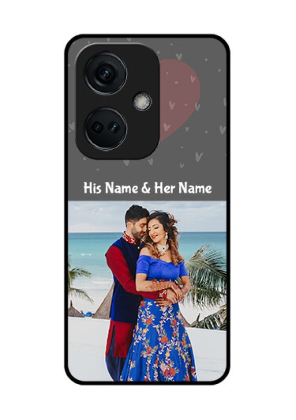 OnePlus Nord CE 3 5G Custom Glass Mobile Case - Buy Love Design with Photo Online