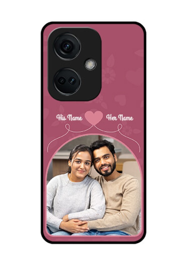 OnePlus Nord CE 3 5G Photo Printing on Glass Case - Love Floral Design