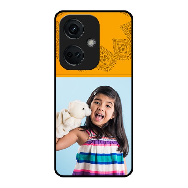 OnePlus Nord CE 3 5G Personalized Glass Phone Case - Photo Wedding Design