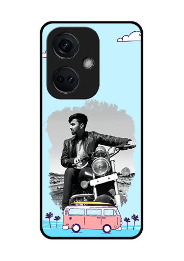 OnePlus Nord CE 3 5G Photo Printing on Glass Case - Travel & Adventure Design