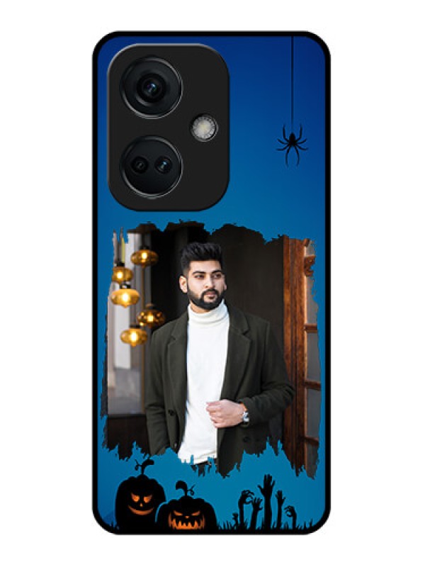 Custom OnePlus Nord CE 3 5G Photo Printing on Glass Case - with pro Halloween design