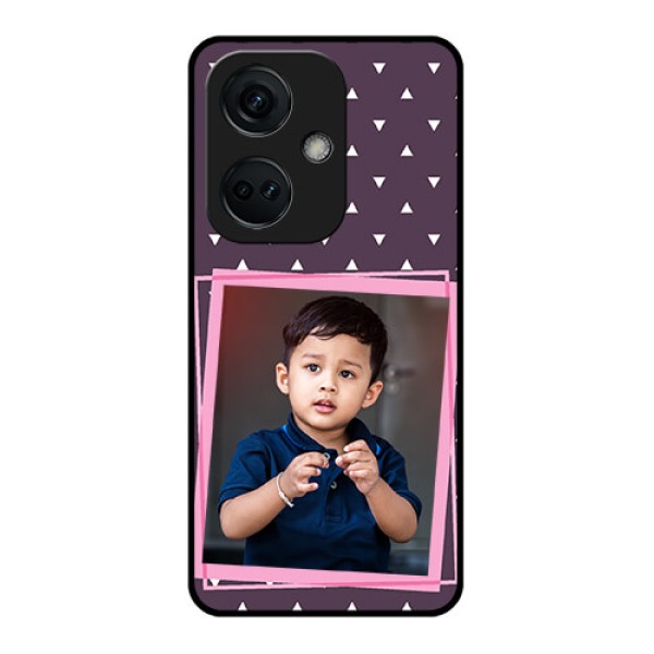 OnePlus Nord CE 3 5G Custom Glass Mobile Case - Triangle Pattern Dotted Design OnePlus Nord CE 3 5G Custom Glass Mobile Case - Triangle Pattern Dotted Design