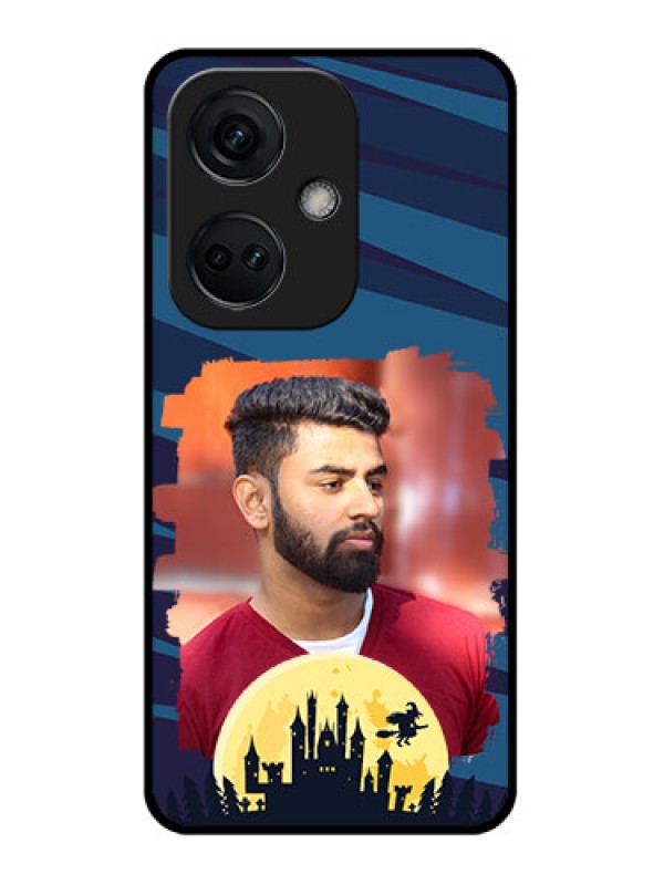 Custom OnePlus Nord CE 3 5G Photo Printing on Glass Case - Halloween Witch Design