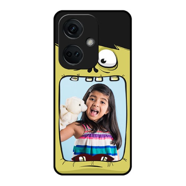 OnePlus Nord CE 3 5G Personalized Glass Phone Case - Cartoon monster back case Design OnePlus Nord CE 3 5G Personalized Glass Phone Case - Cartoon monster back case Design