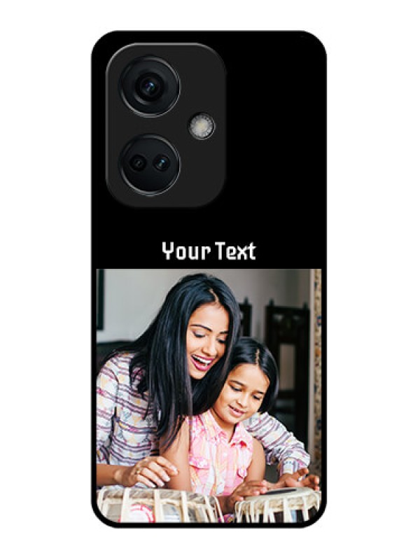 Custom OnePlus Nord CE 3 5G Photo with Name on Glass Phone Case