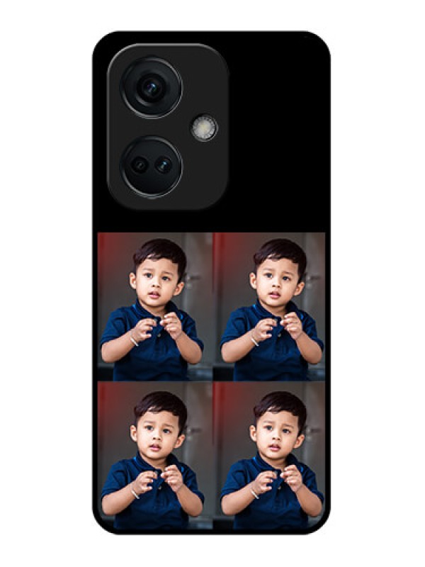 Custom OnePlus Nord CE 3 5G 4 Image Holder on Glass Mobile Cover