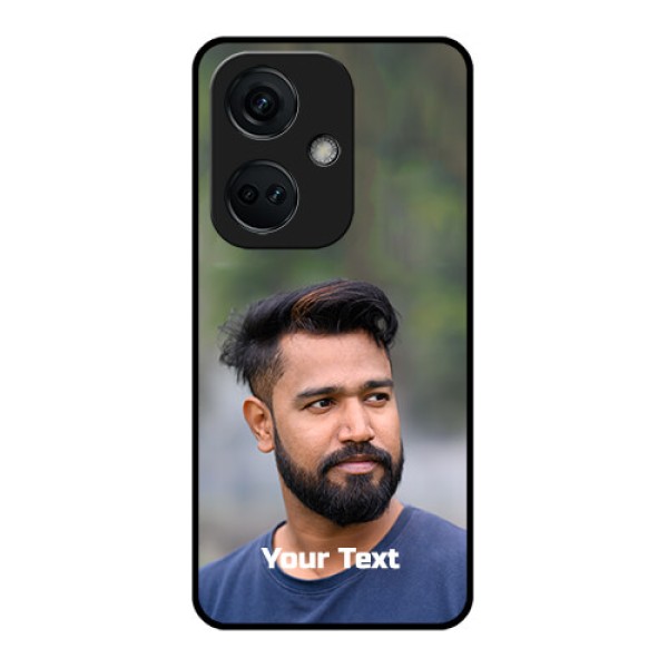 OnePlus Nord CE 3 5G Glass Mobile Cover: Photo with Text