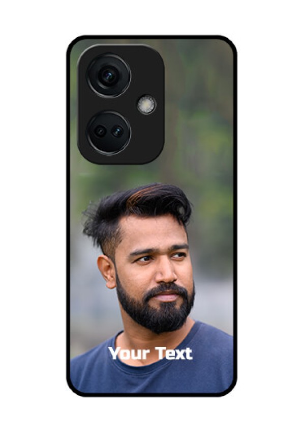 OnePlus Nord CE 3 5G Glass Mobile Cover: Photo with Text