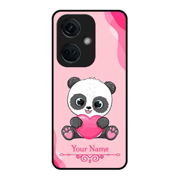 OnePlus Nord CE 3 5G Custom Glass Mobile Case - Cute Panda Design