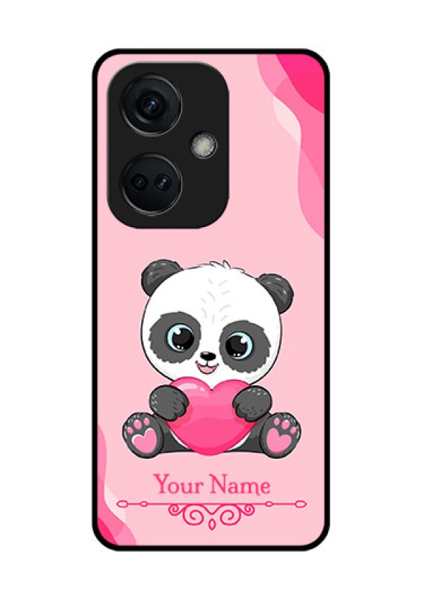 OnePlus Nord CE 3 5G Custom Glass Mobile Case - Cute Panda Design