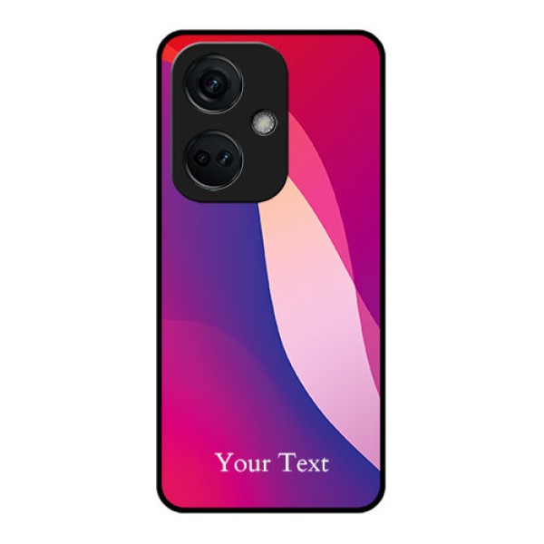 OnePlus Nord CE 3 5G Personalized Glass Phone Case - Digital abstract Overlap Design OnePlus Nord CE 3 5G Personalized Glass Phone Case - Digital abstract Overlap Design