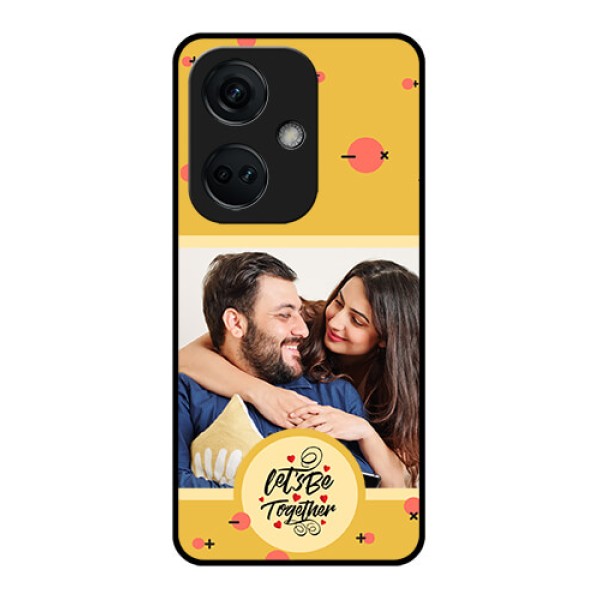 OnePlus Nord CE 3 5G Photo Printing on Glass Case - Lets be Together Design OnePlus Nord CE 3 5G Photo Printing on Glass Case - Lets be Together Design