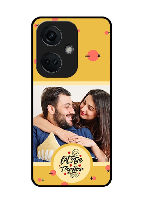 OnePlus Nord CE 3 5G Photo Printing on Glass Case - Lets be Together Design