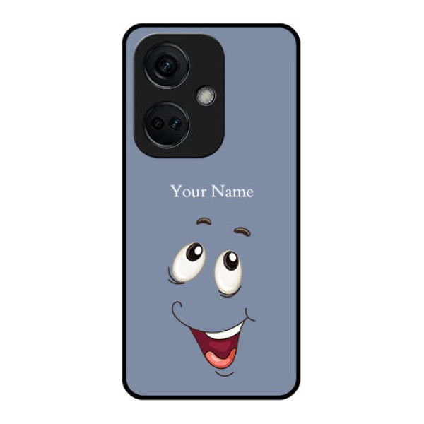 OnePlus Nord CE 3 5G Photo Printing on Glass Case - Laughing Cartoon Face Design OnePlus Nord CE 3 5G Photo Printing on Glass Case - Laughing Cartoon Face Design