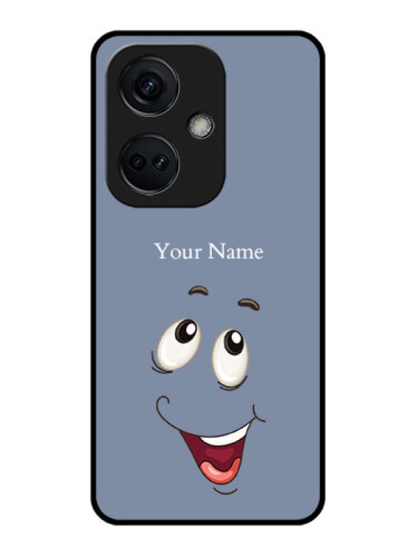 Custom OnePlus Nord CE 3 5G Photo Printing on Glass Case - Laughing Cartoon Face Design
