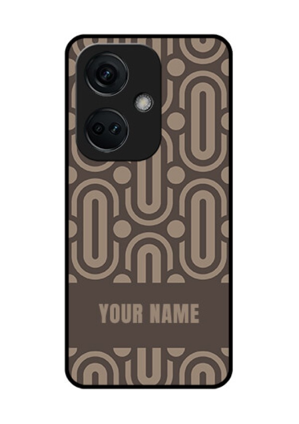 OnePlus Nord CE 3 5G Custom Glass Phone Case - Captivating Zero Pattern Design