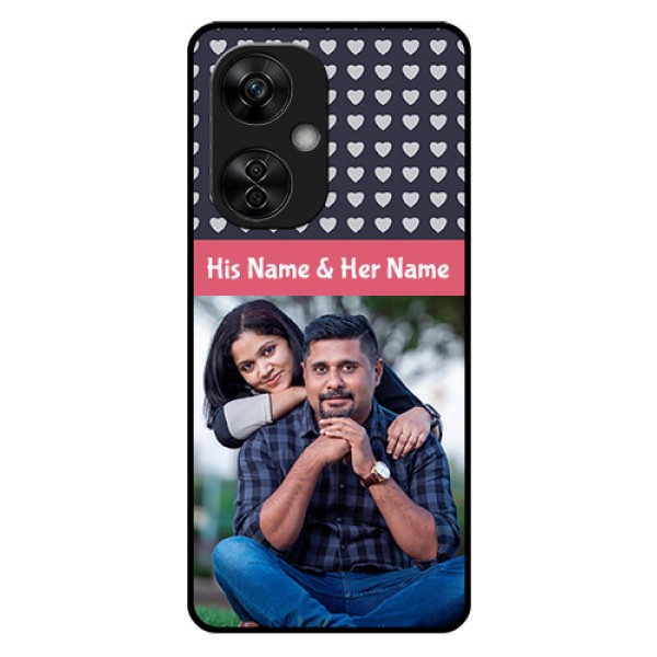 OnePlus Nord CE 3 Lite 5G Custom Glass Mobile Case - Love Symbols Design