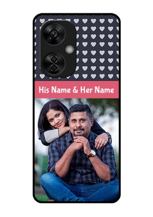 OnePlus Nord CE 3 Lite 5G Custom Glass Mobile Case - Love Symbols Design