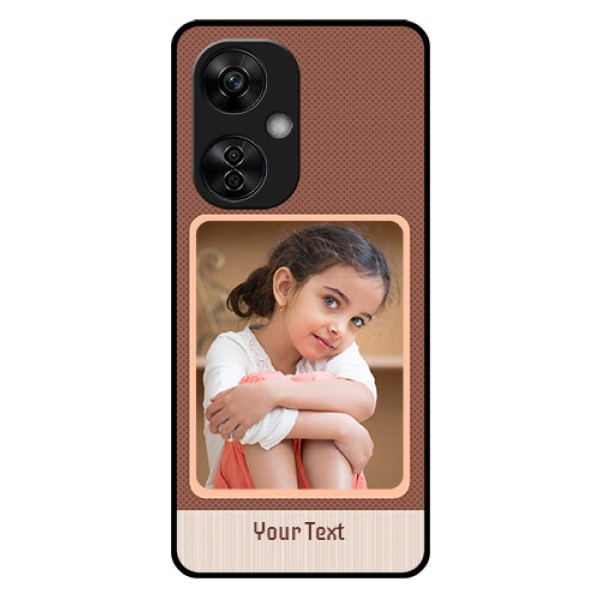 OnePlus Nord CE 3 Lite 5G Custom Glass Phone Case - Simple Pic Upload Design