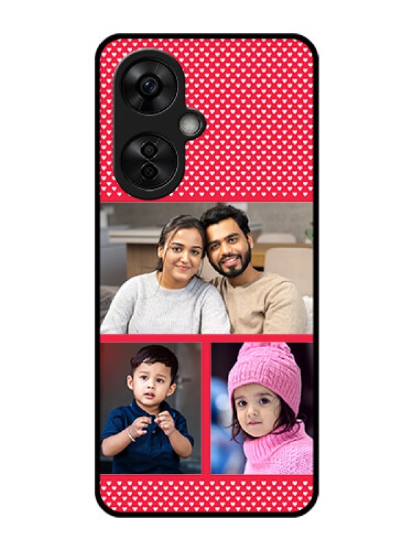 Custom OnePlus Nord CE 3 Lite 5G Personalized Glass Phone Case - Bulk Pic Upload Design