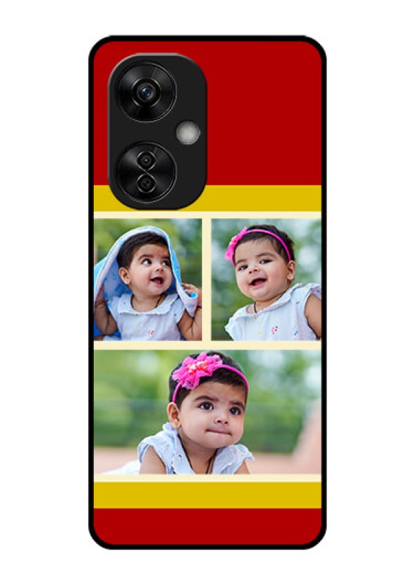 OnePlus Nord CE 3 Lite 5G Custom Glass Mobile Case - Multiple Pic Upload Design