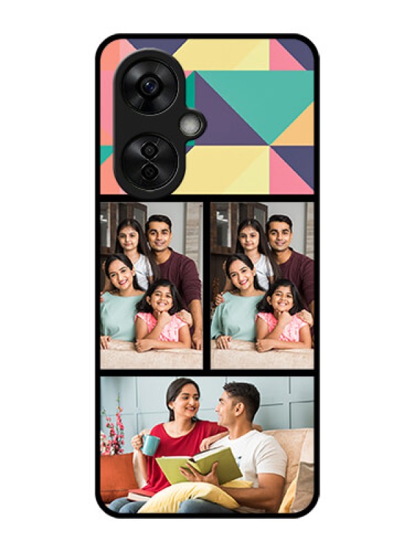 Custom OnePlus Nord CE 3 Lite 5G Custom Glass Phone Case - Bulk Pic Upload Design