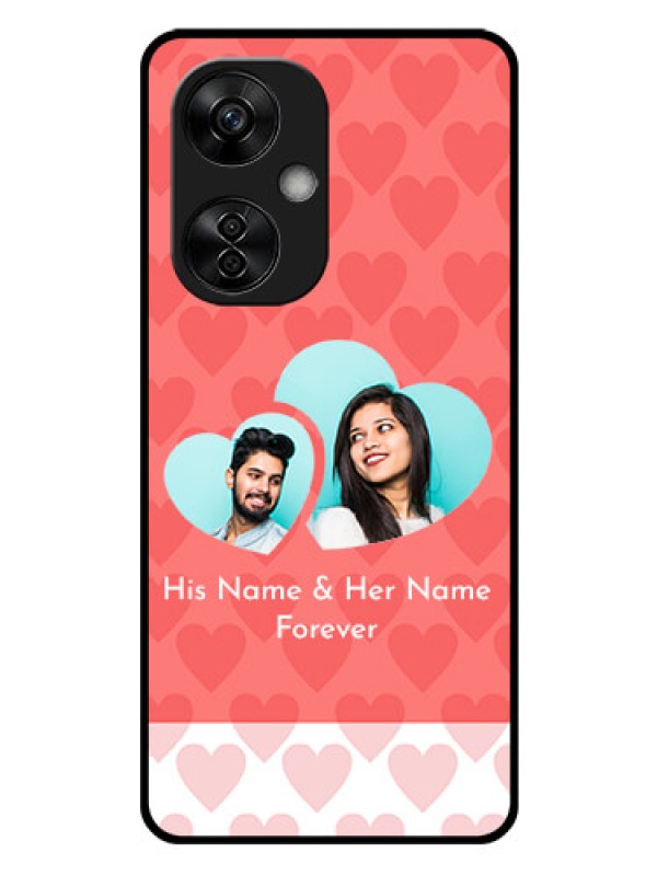Custom OnePlus Nord CE 3 Lite 5G Personalized Glass Phone Case - Couple Pic Upload Design