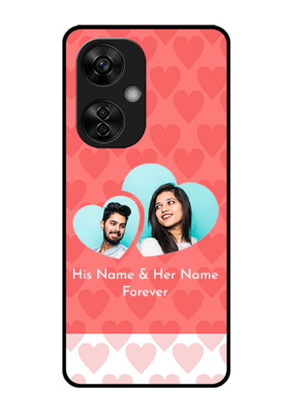 OnePlus Nord CE 3 Lite 5G Personalized Glass Phone Case - Couple Pic Upload Design