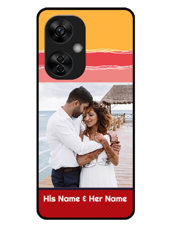 Custom OnePlus Nord CE 3 Lite 5G Custom Glass Mobile Case - Colorful Case Design