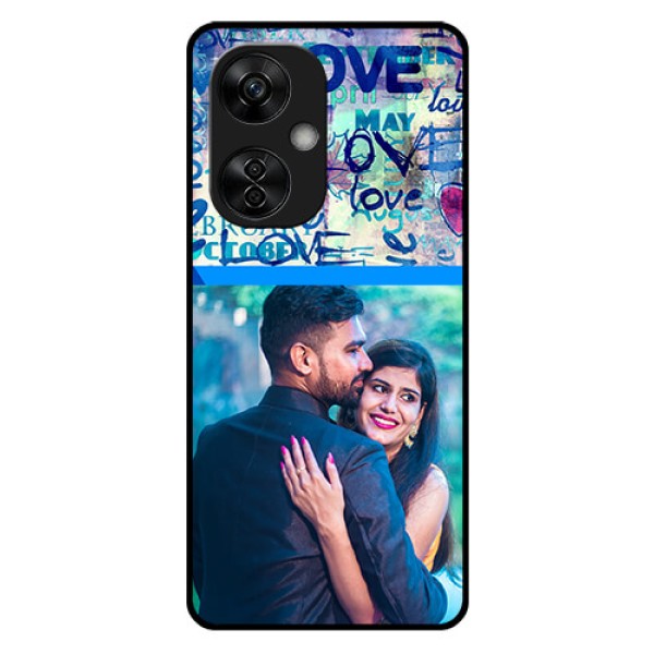 OnePlus Nord CE 3 Lite 5G Custom Glass Mobile Case - Colorful Love Design