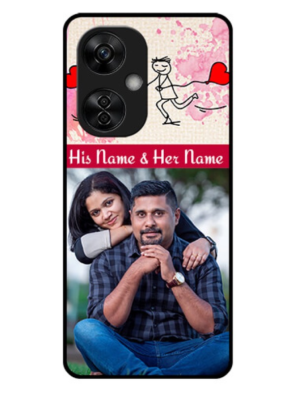 Custom OnePlus Nord CE 3 Lite 5G Photo Printing on Glass Case - You and Me Case Design