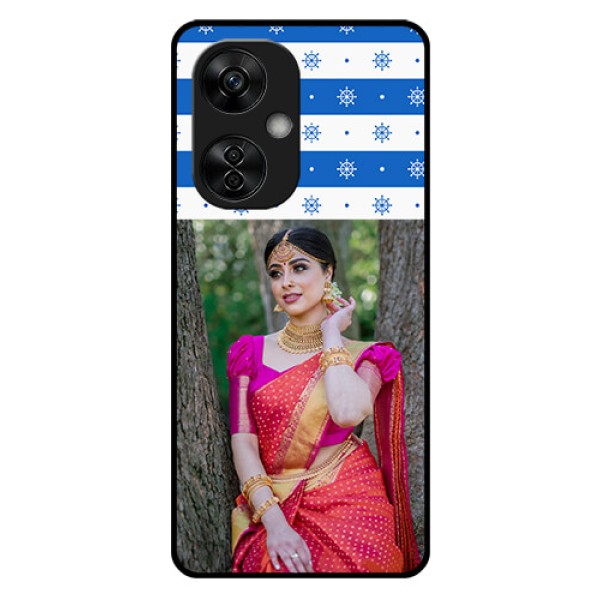 OnePlus Nord CE 3 Lite 5G Photo Printing on Glass Case - Snow Pattern Design