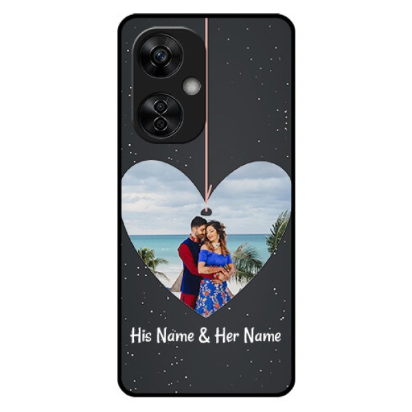 OnePlus Nord CE 3 Lite 5G Custom Glass Phone Case - Hanging Heart Design