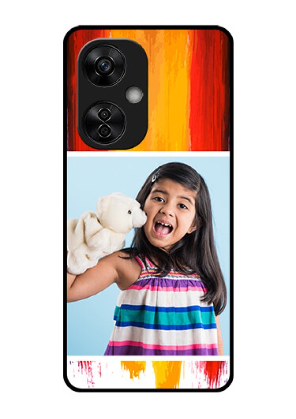 OnePlus Nord CE 3 Lite 5G Personalized Glass Phone Case - Multi Color Design