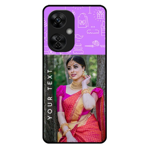 OnePlus Nord CE 3 Lite 5G Custom Glass Mobile Case - Birthday Icons Design
