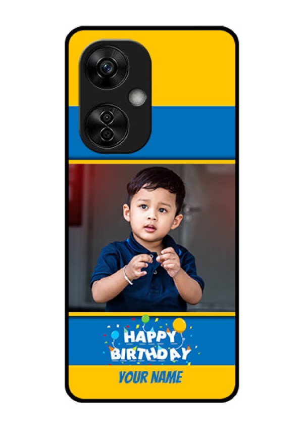 OnePlus Nord CE 3 Lite 5G Custom Glass Mobile Case - Birthday Wishes Design