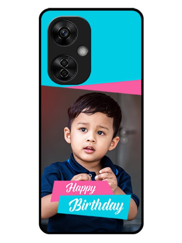 Custom OnePlus Nord CE 3 Lite 5G Personalized Glass Phone Case - Image Holder with 2 Color Design