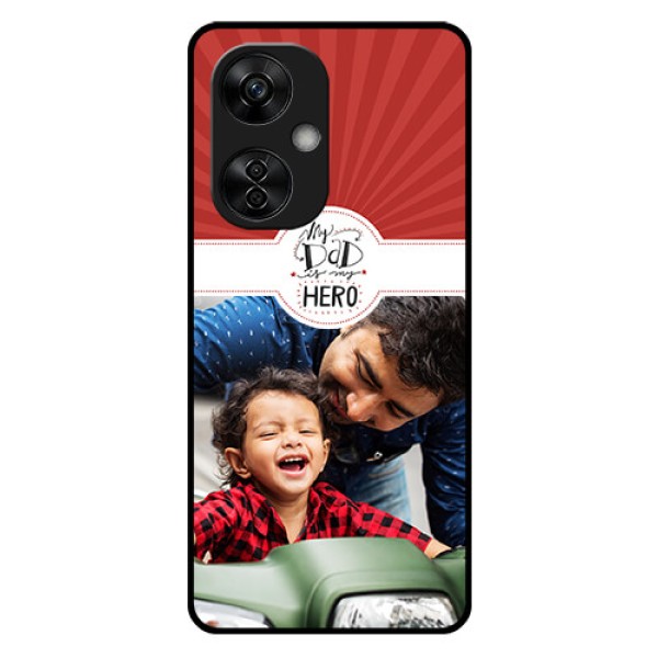 OnePlus Nord CE 3 Lite 5G Photo Printing on Glass Case - My Dad Hero Design