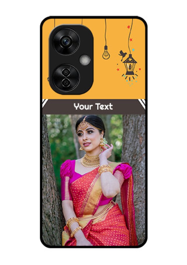 OnePlus Nord CE 3 Lite 5G Custom Glass Mobile Case - with Family Picture and Icons