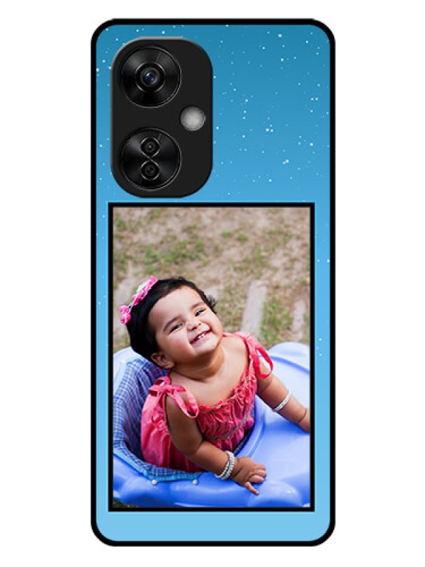 Custom OnePlus Nord CE 3 Lite 5G Custom Glass Mobile Case - Wave Pattern Colorful Design