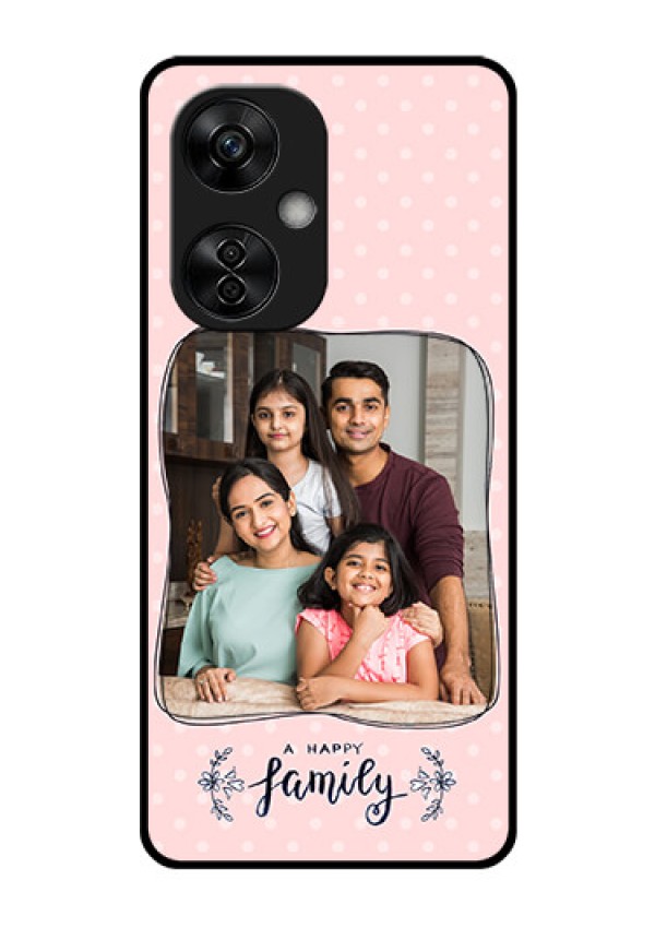 OnePlus Nord CE 3 Lite 5G Custom Glass Phone Case - Family with Dots Design