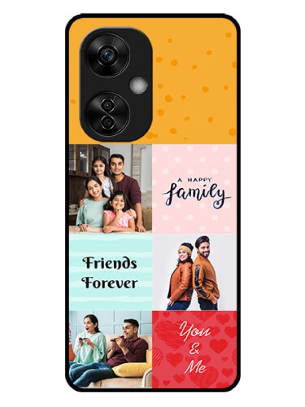 Custom OnePlus Nord CE 3 Lite 5G Personalized Glass Phone Case - Images with Quotes Design