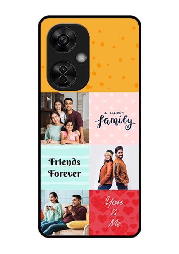 OnePlus Nord CE 3 Lite 5G Personalized Glass Phone Case - Images with Quotes Design