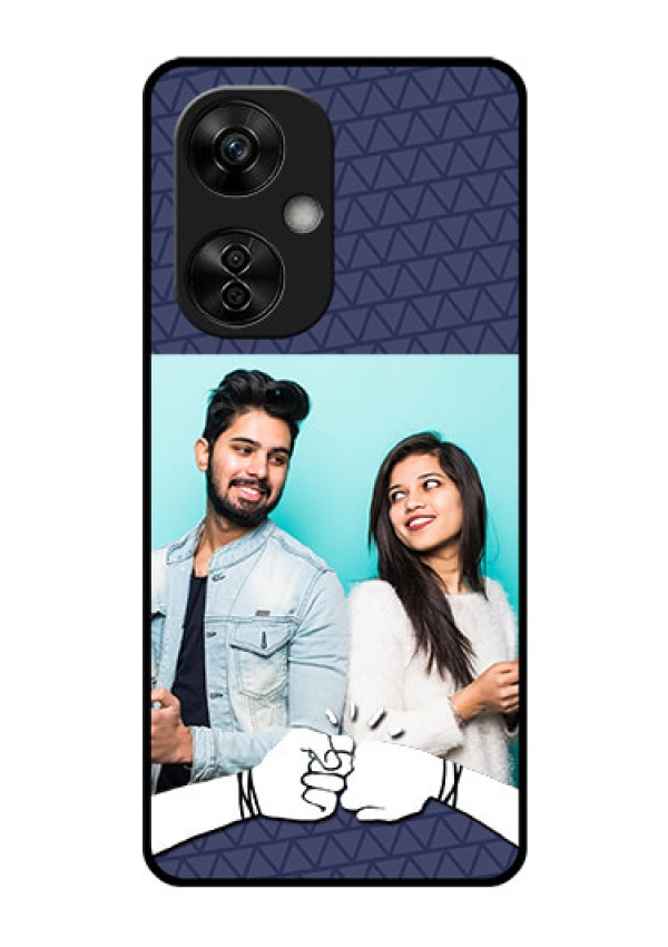 OnePlus Nord CE 3 Lite 5G Photo Printing on Glass Case - with Best Friends Design