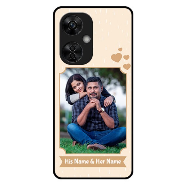 OnePlus Nord CE 3 Lite 5G Custom Glass Phone Case - with confetti love design OnePlus Nord CE 3 Lite 5G Custom Glass Phone Case - with confetti love design