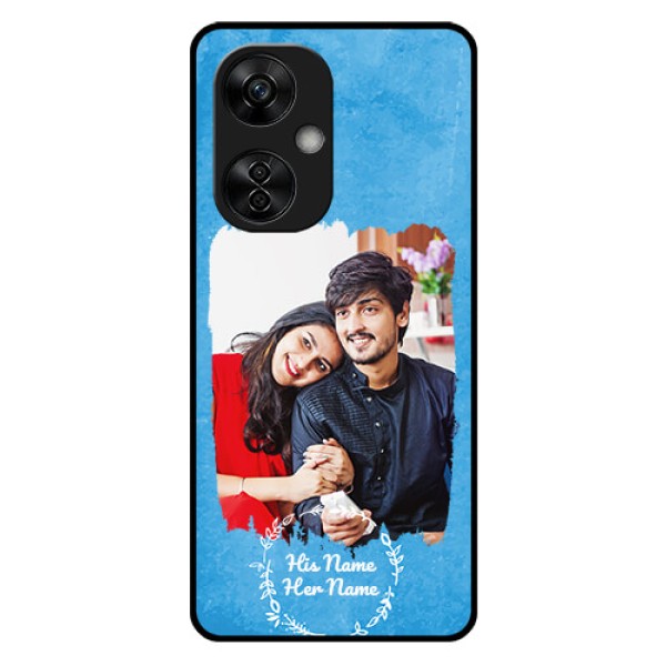 OnePlus Nord Ce 3 Lite 5G Custom Glass Phone Case - Blue Color Vintage Design OnePlus Nord Ce 3 Lite 5G Custom Glass Phone Case - Blue Color Vintage Design