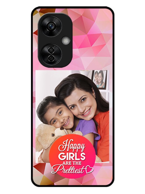 Custom OnePlus Nord CE 3 Lite 5G Photo Printing on Glass Case - Abstract Triangle Design