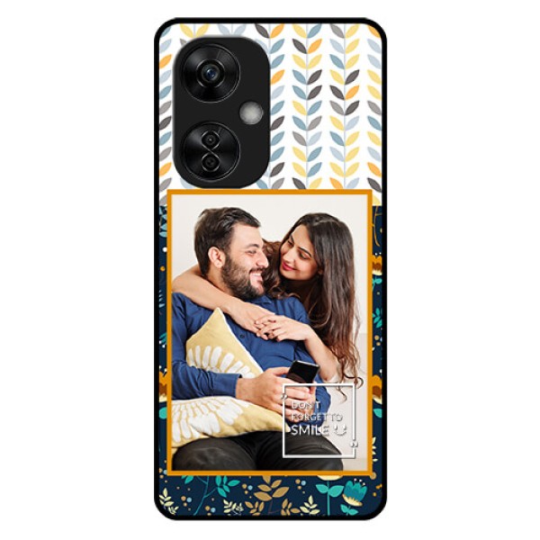 OnePlus Nord CE 3 Lite 5G Custom Glass Mobile Case - Pattern Design